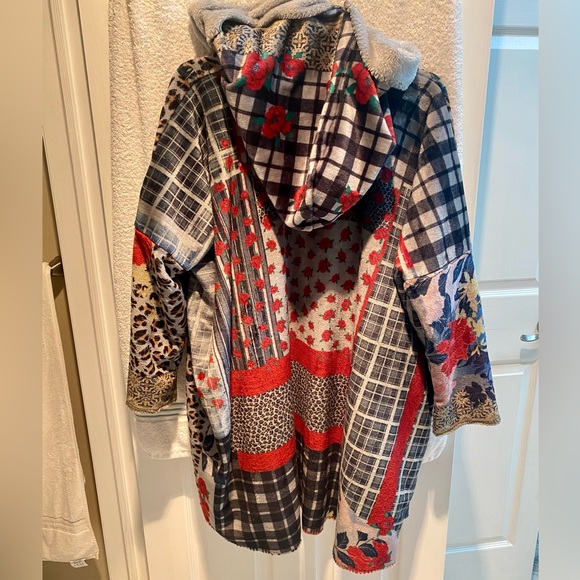 Johnny Was Biya Sherpa Hoodie Jacket Super Cozy 🧥🤗 - Picture 12 of 14